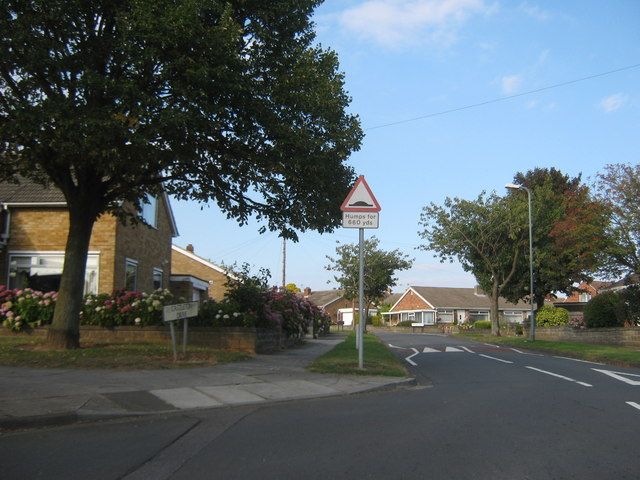 Houses and front drives on Castleton Drive, Billingham