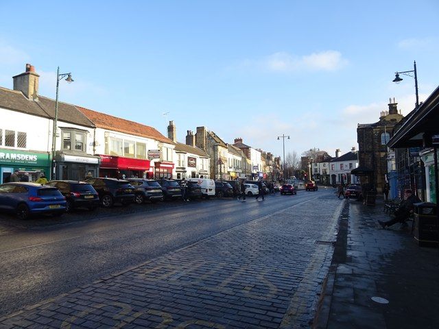 Buildings along Westgate, Guisborough